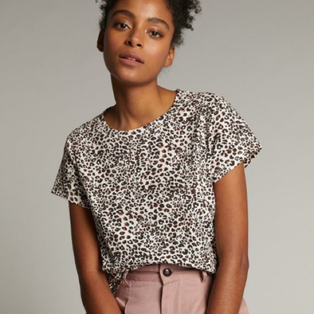 Anthro Sanctuary Leopard Print Top Xl NWT